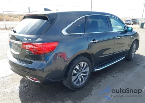 2014 Acura Mdx Technology Package from USA, damaged, VIN 5FRYD4H4XEB017613